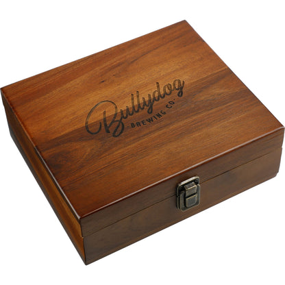 [Swag Store Ready] Graze Wood and Metal Wine Set