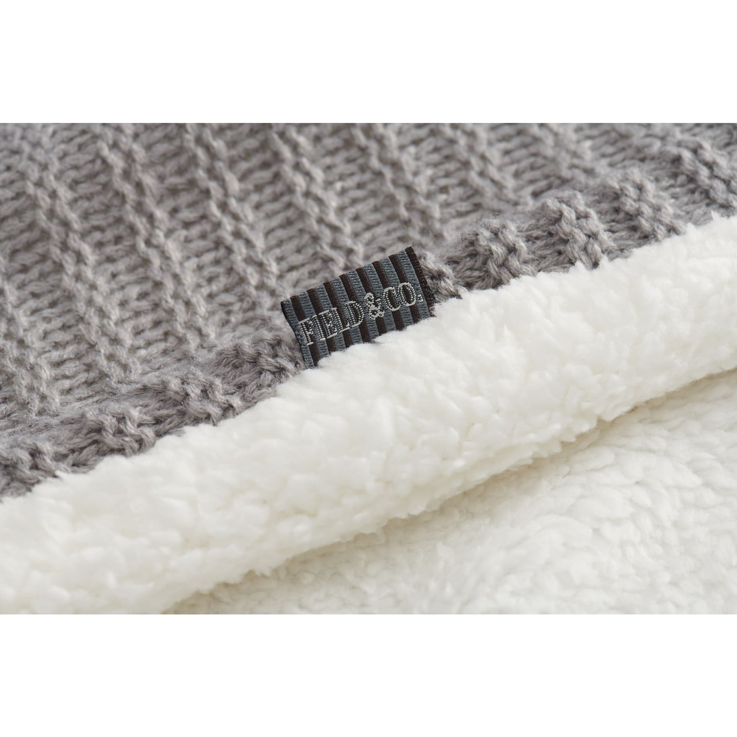 Field & Co.® Cable Knit Sherpa Blanket