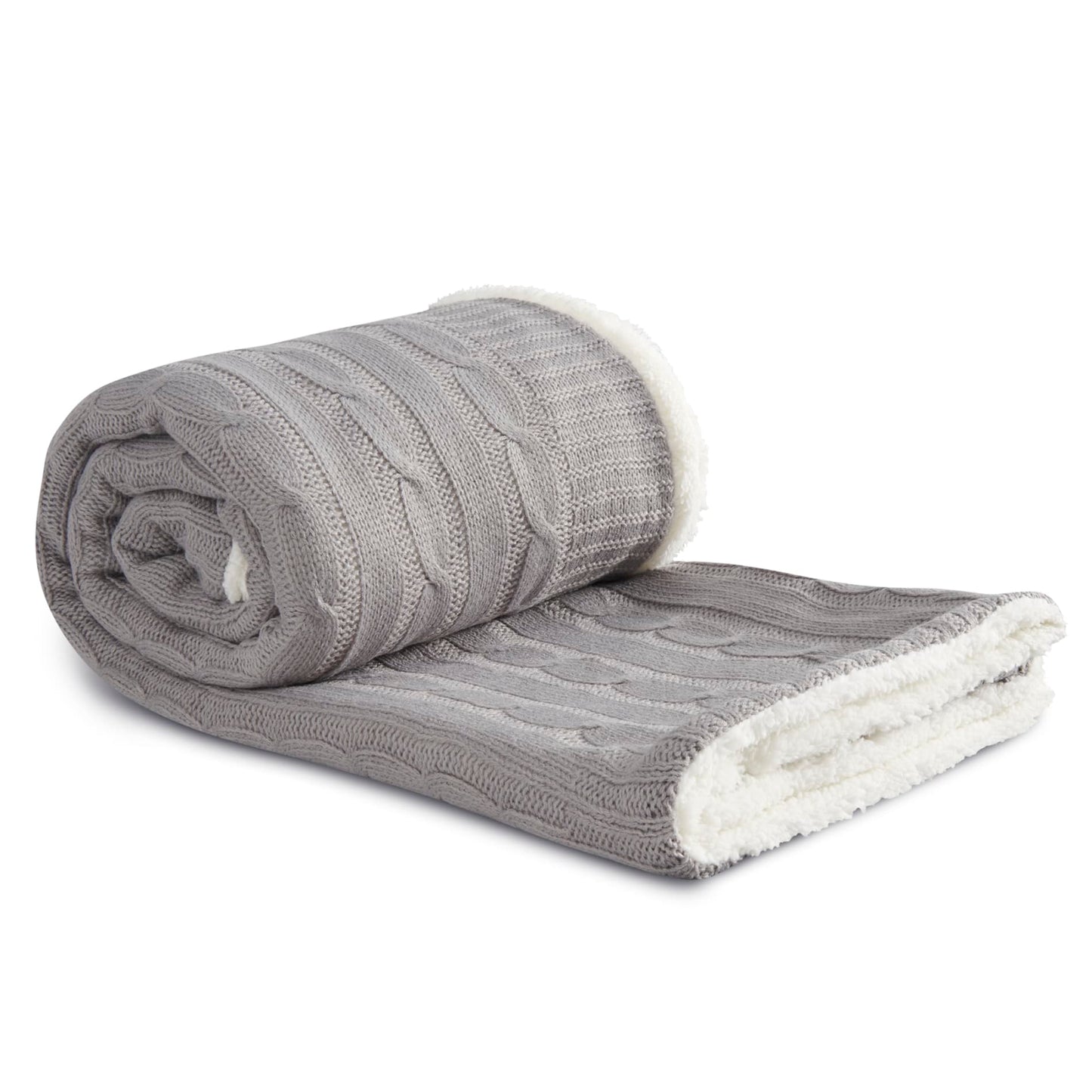 Field & Co.® Cable Knit Sherpa Blanket