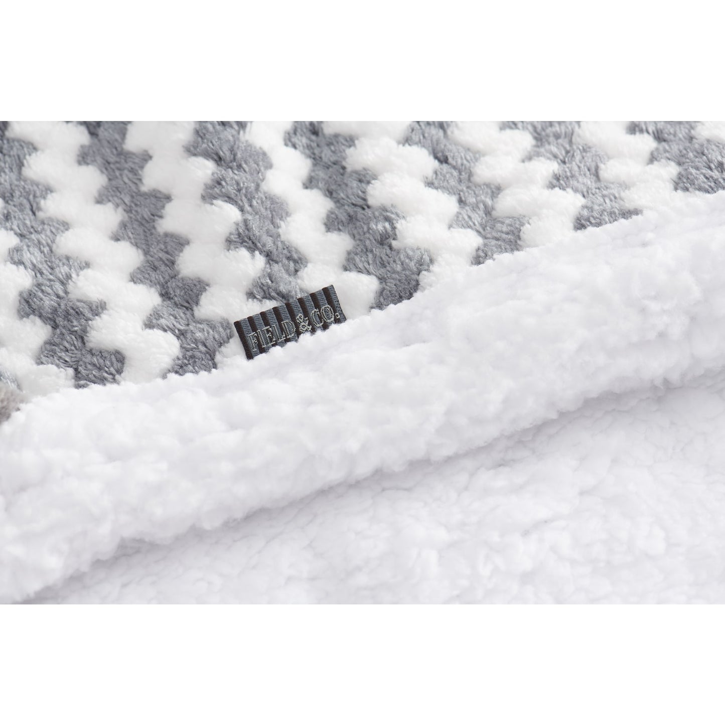 Field & Co.® Chevron Striped Sherpa Blanket