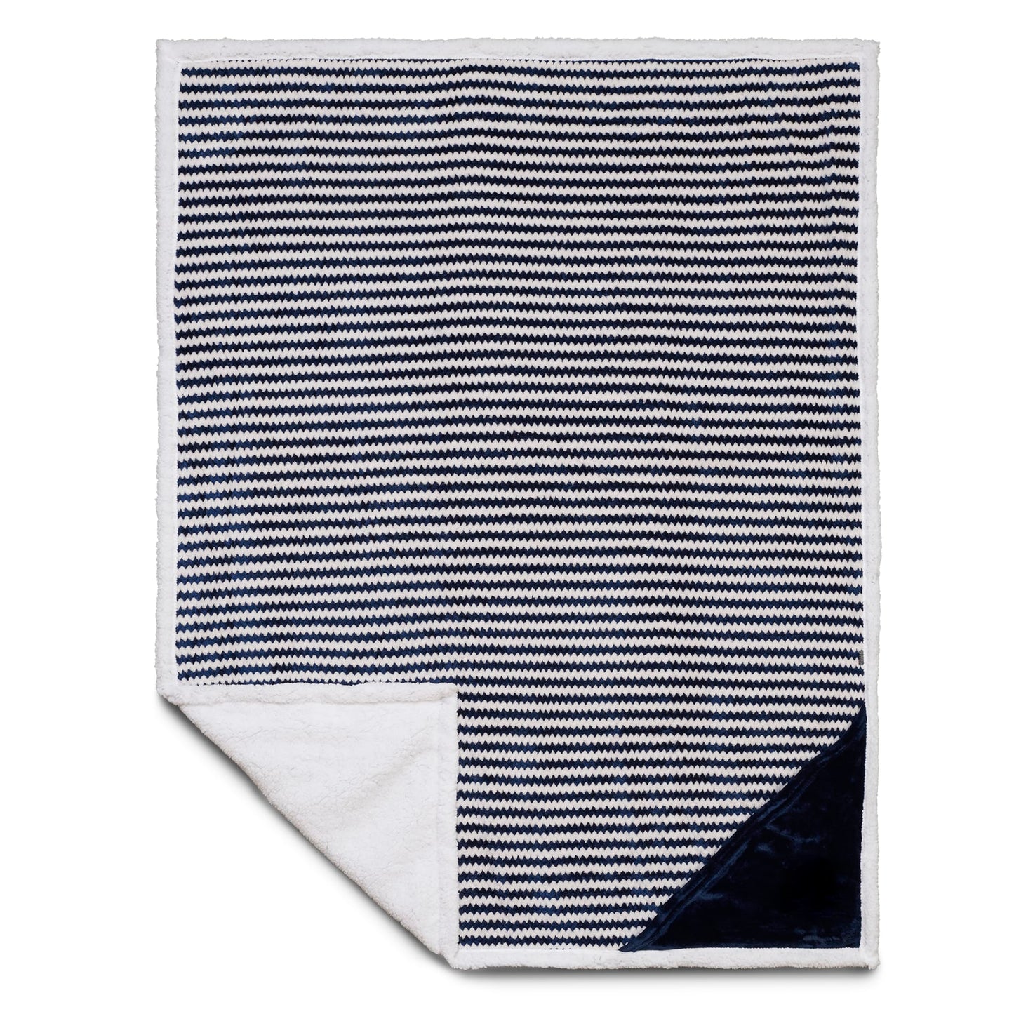 Field & Co.® Chevron Striped Sherpa Blanket