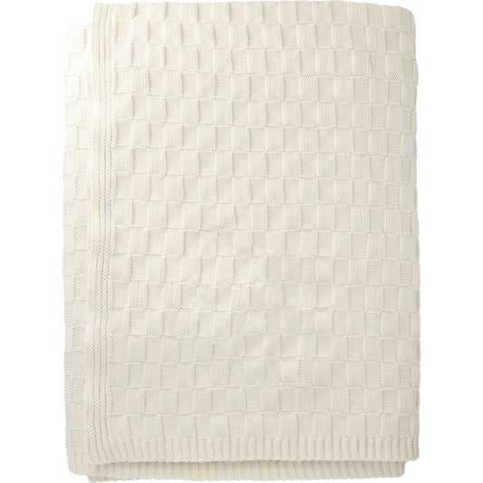Made*Here New York Basketweave Cotton Blanket