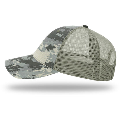 Richardson® Garment Washed Printed Trucker Cap