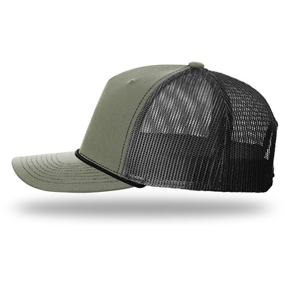 Richardson® Five-Panel Trucker with Rope Cap