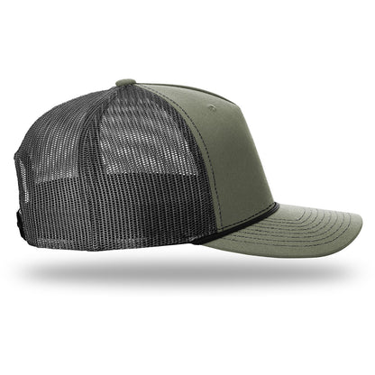 Richardson® Five-Panel Trucker with Rope Cap