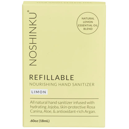 0.6oz Noshinku Refillable Pocket Hand Sanitizer