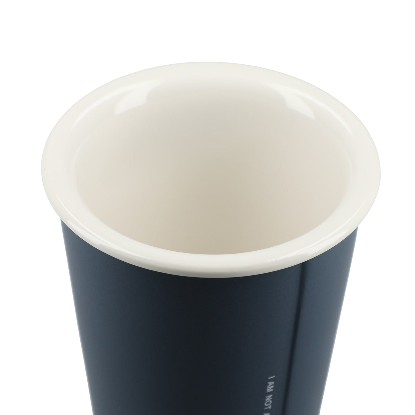 Dimple Double Wall Ceramic Cup 10oz