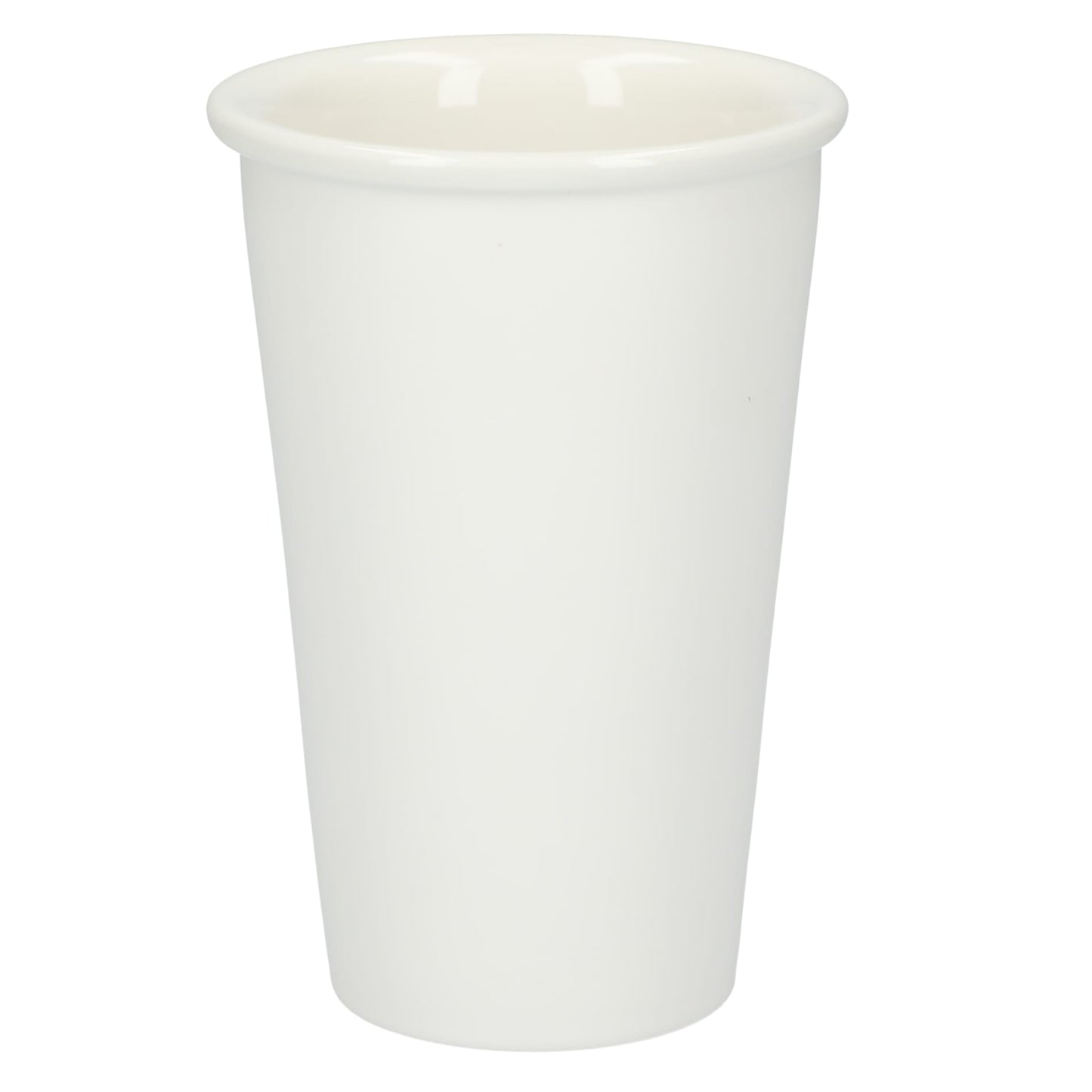 Dimple Double Wall Ceramic Cup 10oz