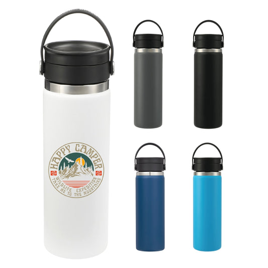 Hydro Flask® Wide Mouth With Flex Sip™ Lid 20oz with Full Color Print