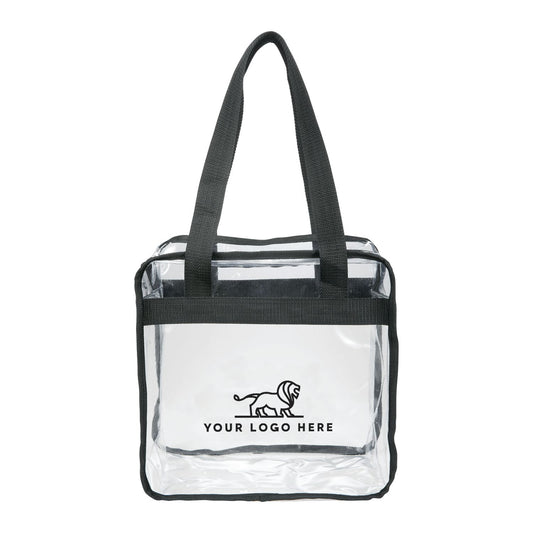 Game Day Clear Zippered Safety Tote