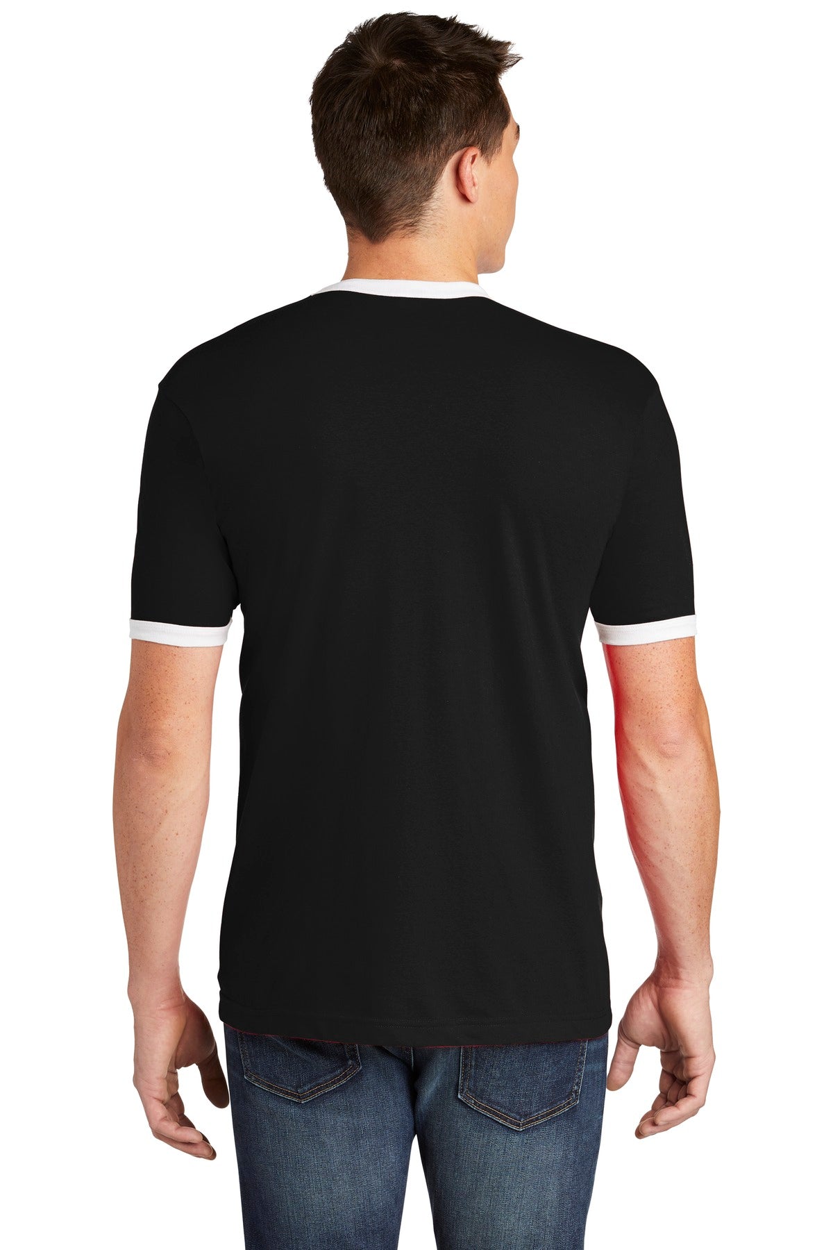 American Apparel® Fine Jersey Ringer T-Shirt