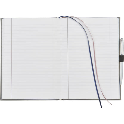 7" x 10" FSC® Mix Pedova™ Large Bound Journal with Deboss Logo