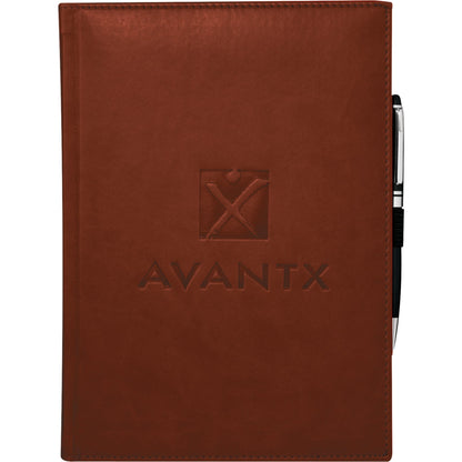 7" x 10" FSC® Mix Pedova™ Large Bound Journal with Deboss Logo