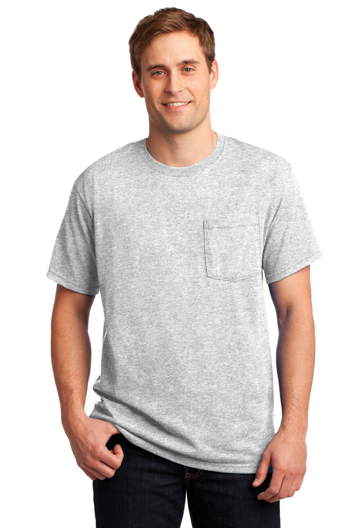 Jerzees® - Dri-Power® 50/50 Cotton/Poly Pocket T-Shirt