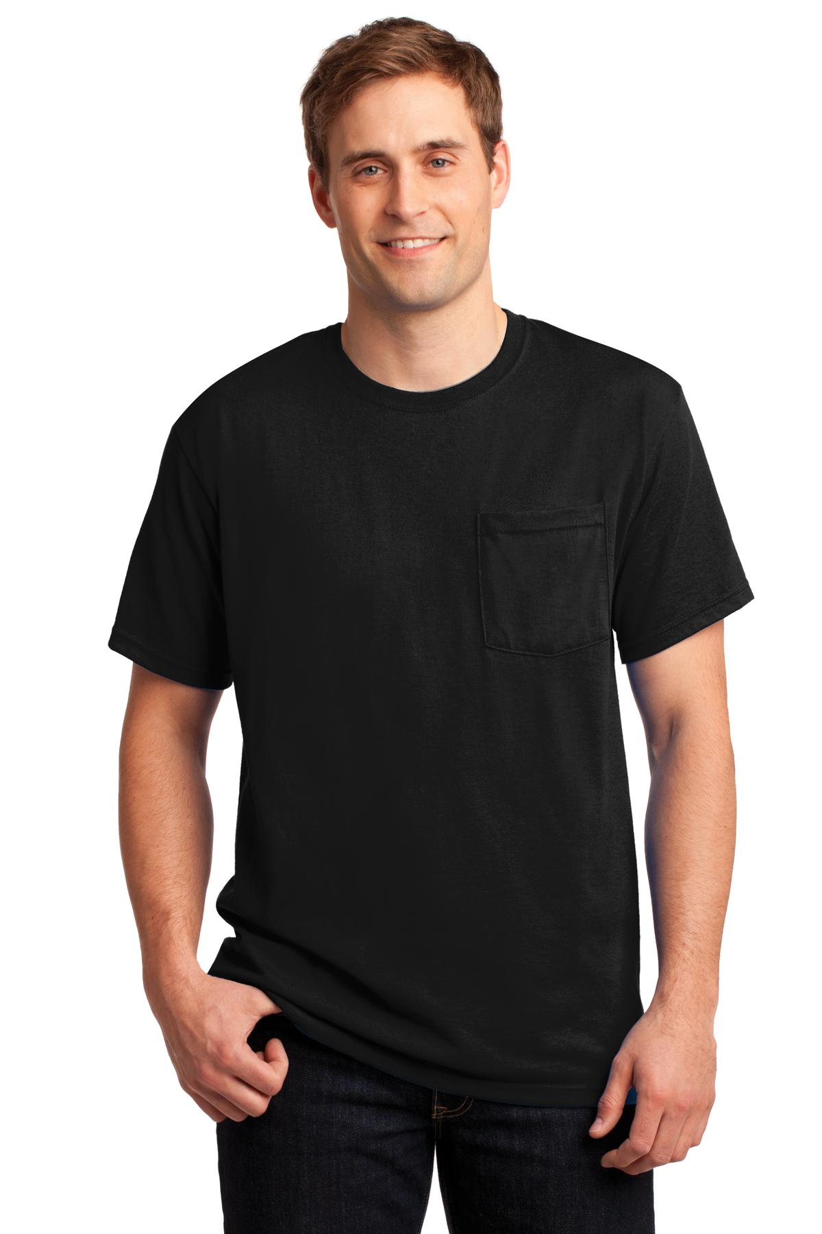 Jerzees® - Dri-Power® 50/50 Cotton/Poly Pocket T-Shirt