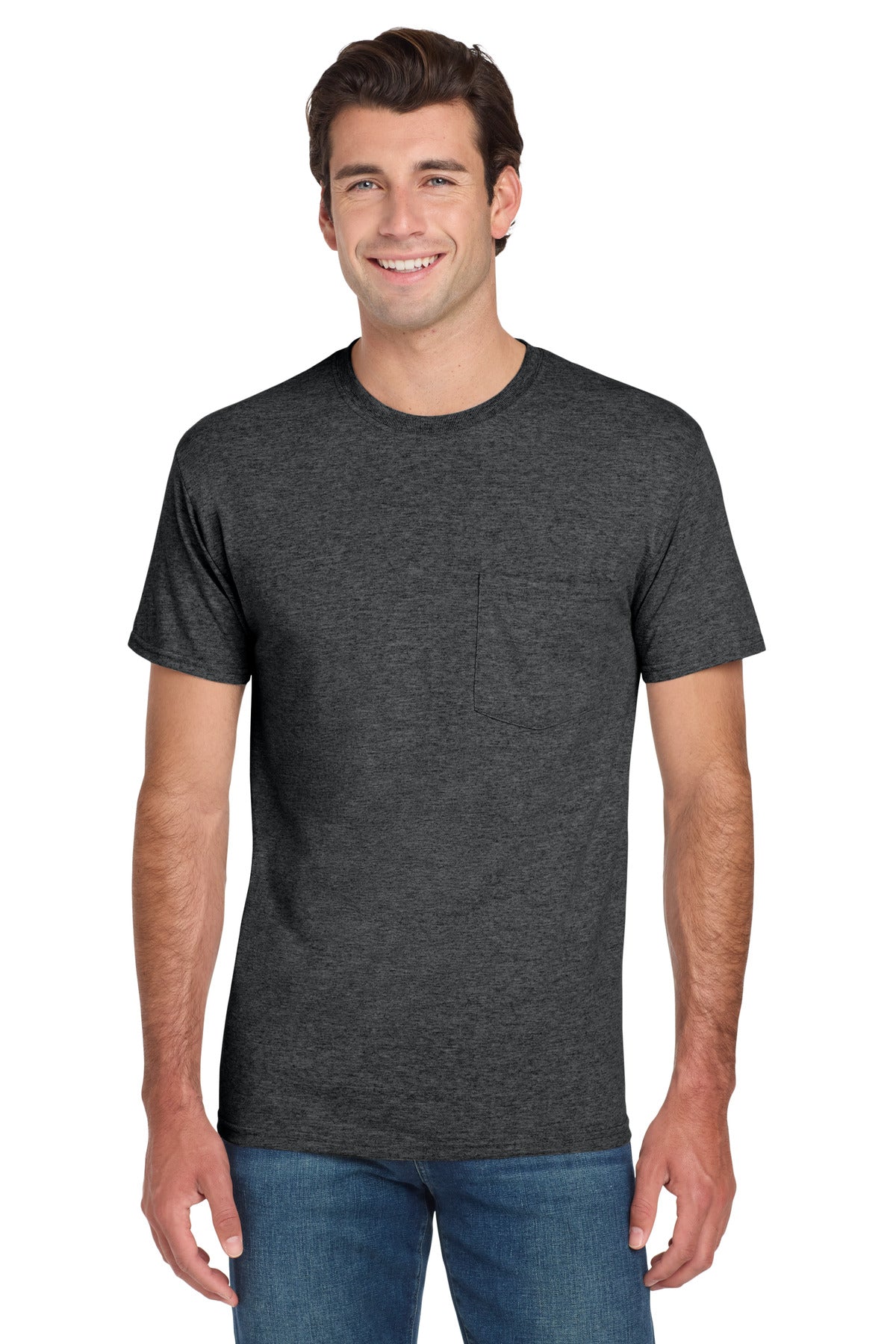 Jerzees® - Dri-Power® 50/50 Cotton/Poly Pocket T-Shirt