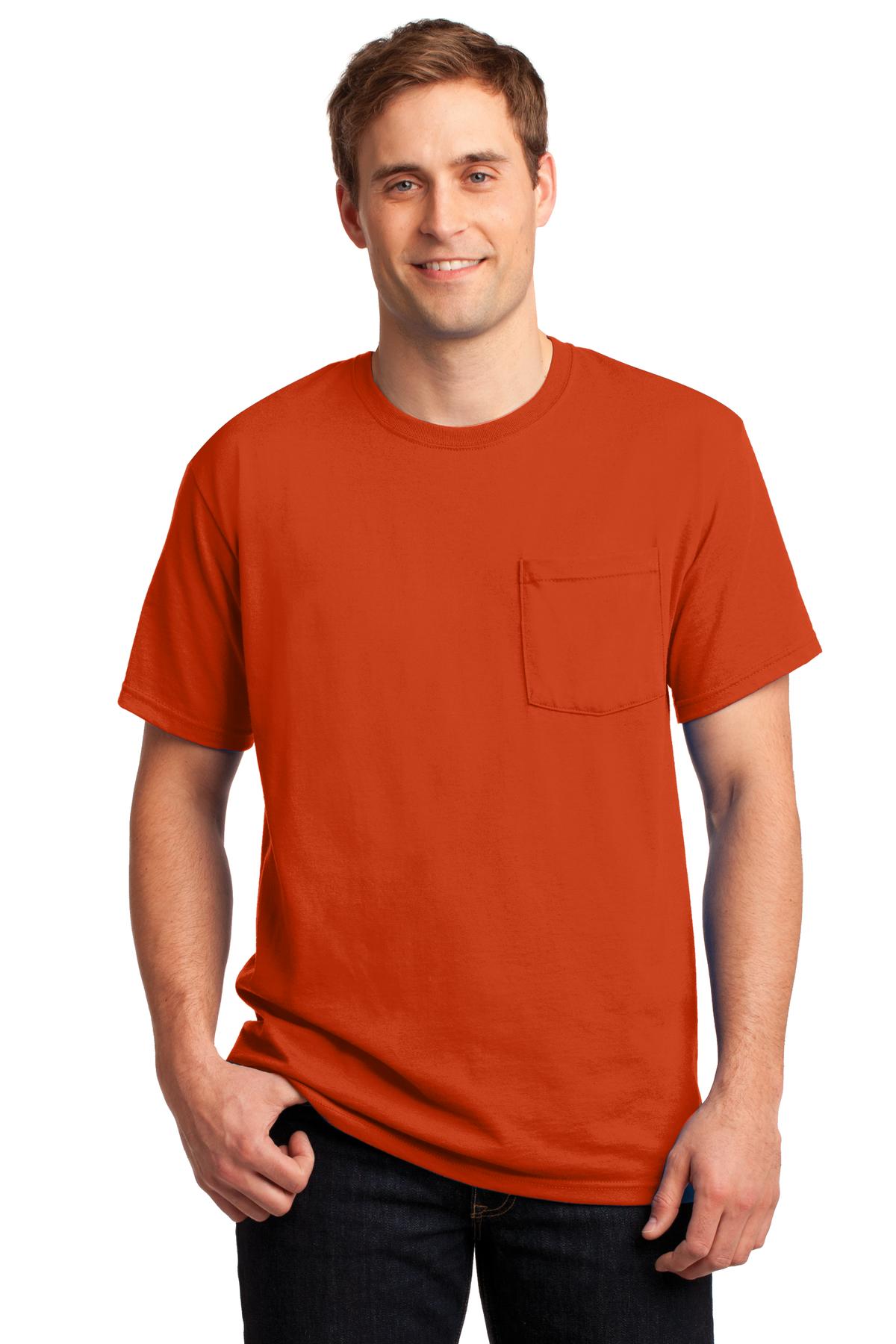 Jerzees® - Dri-Power® 50/50 Cotton/Poly Pocket T-Shirt