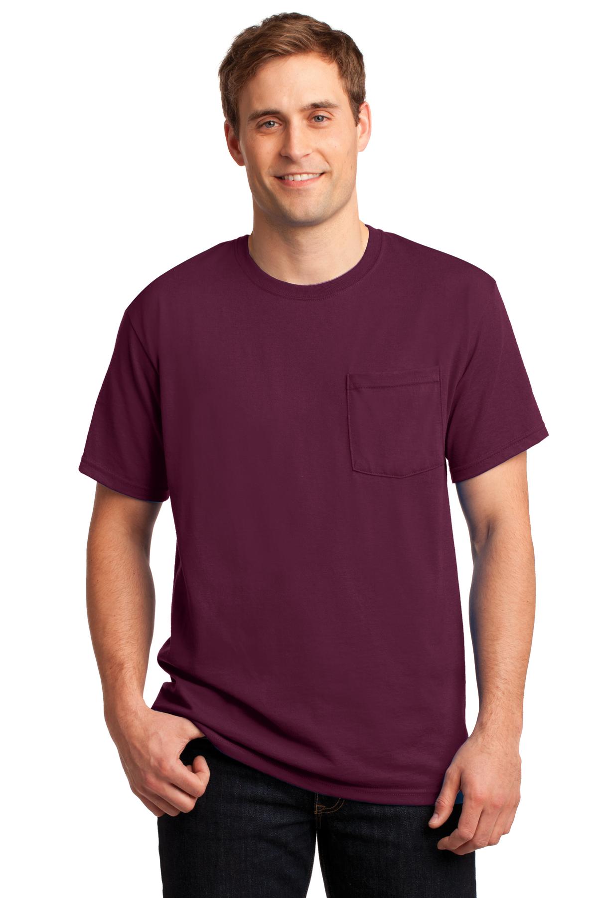 Jerzees® - Dri-Power® 50/50 Cotton/Poly Pocket T-Shirt