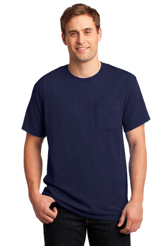 Jerzees® - Dri-Power® 50/50 Cotton/Poly Pocket T-Shirt
