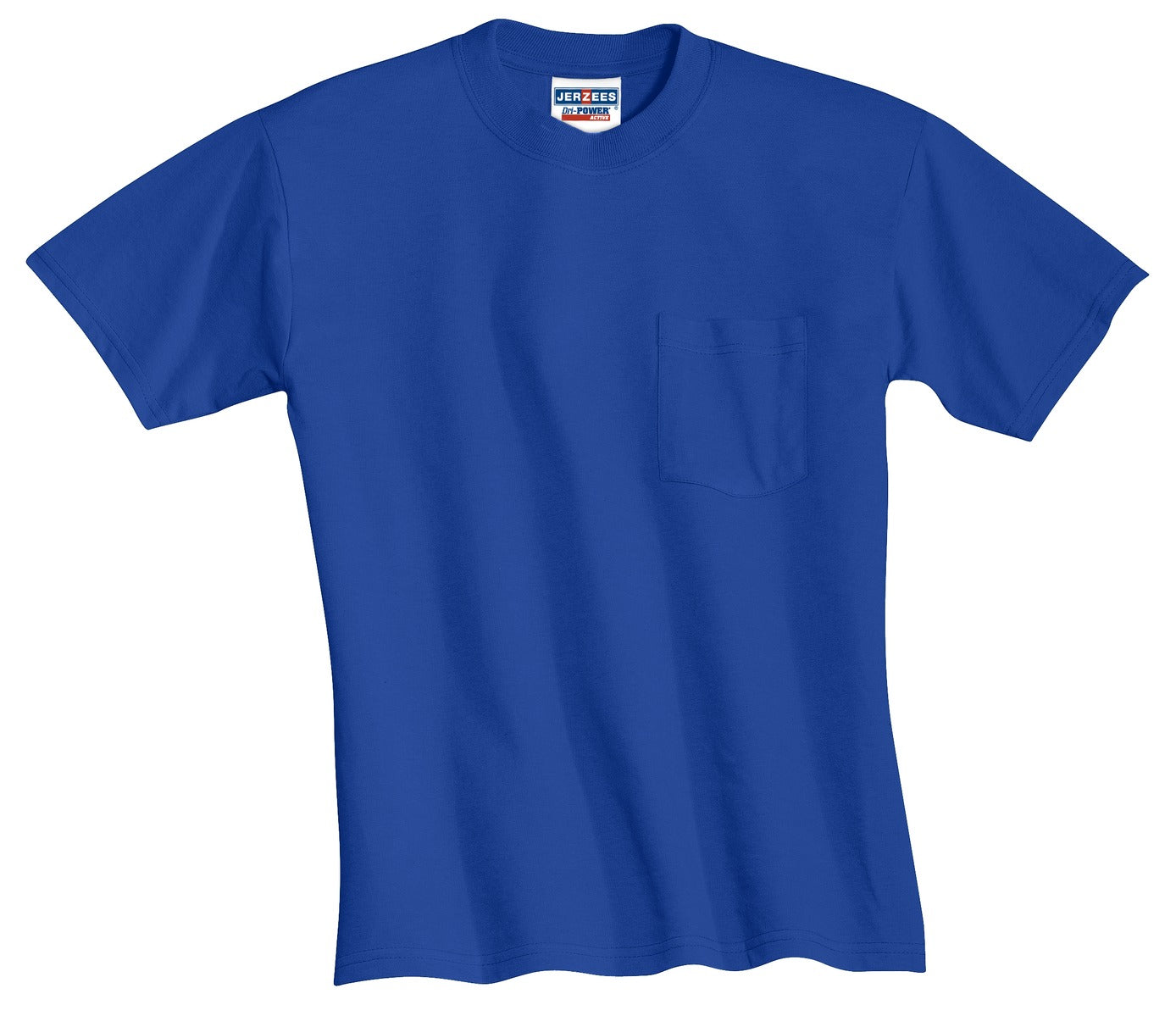 Jerzees® - Dri-Power® 50/50 Cotton/Poly Pocket T-Shirt