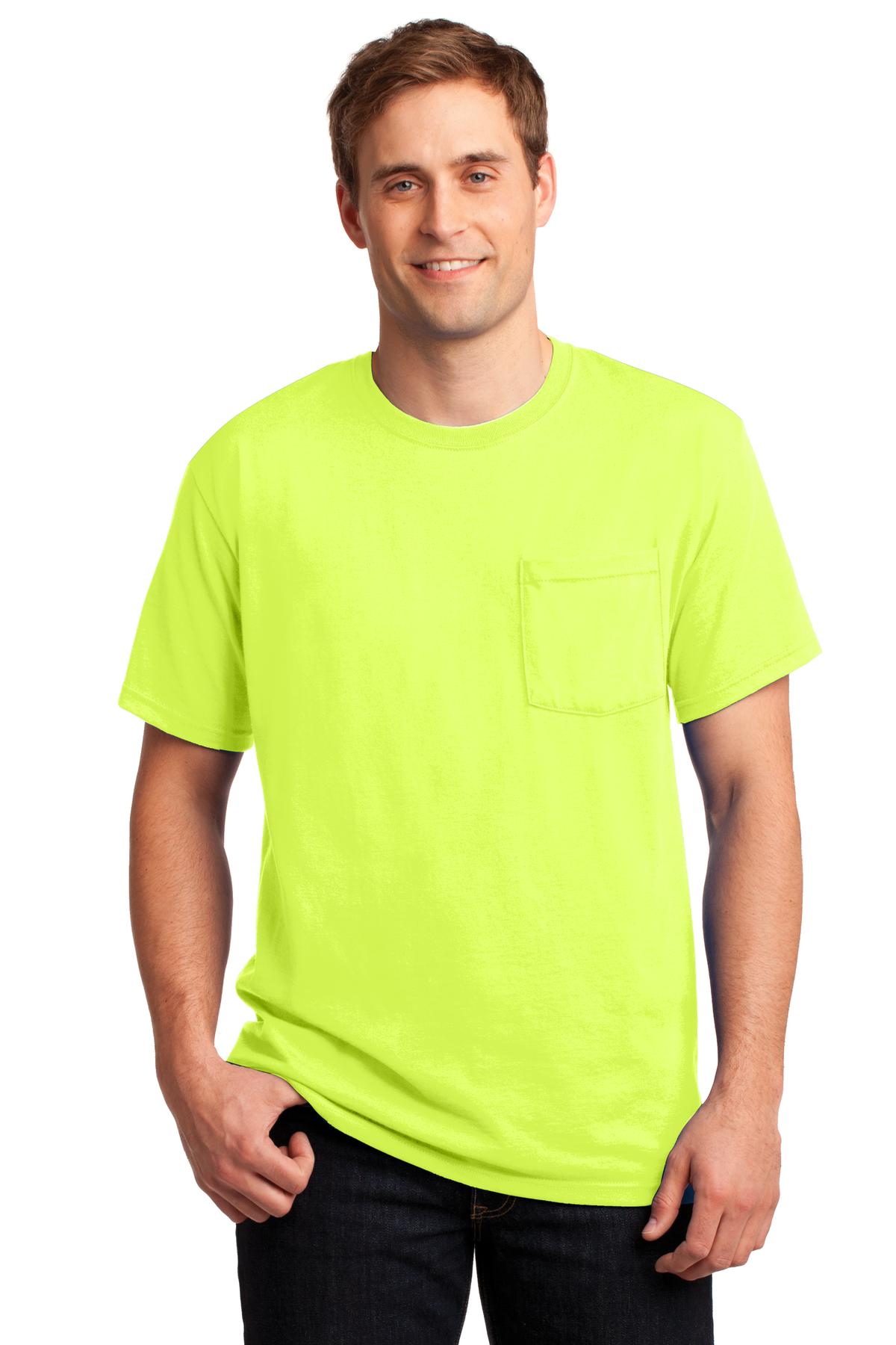 Jerzees® - Dri-Power® 50/50 Cotton/Poly Pocket T-Shirt