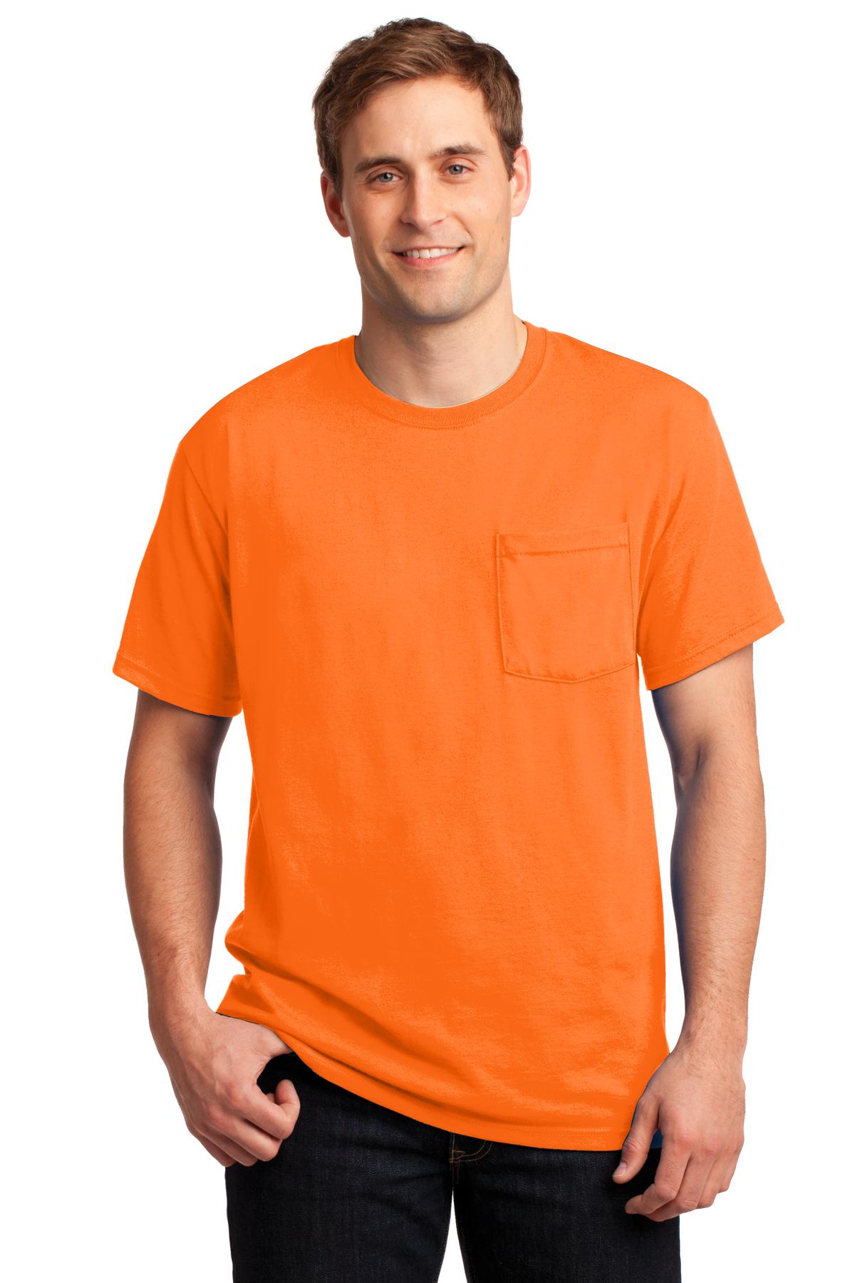 Jerzees® - Dri-Power® 50/50 Cotton/Poly Pocket T-Shirt