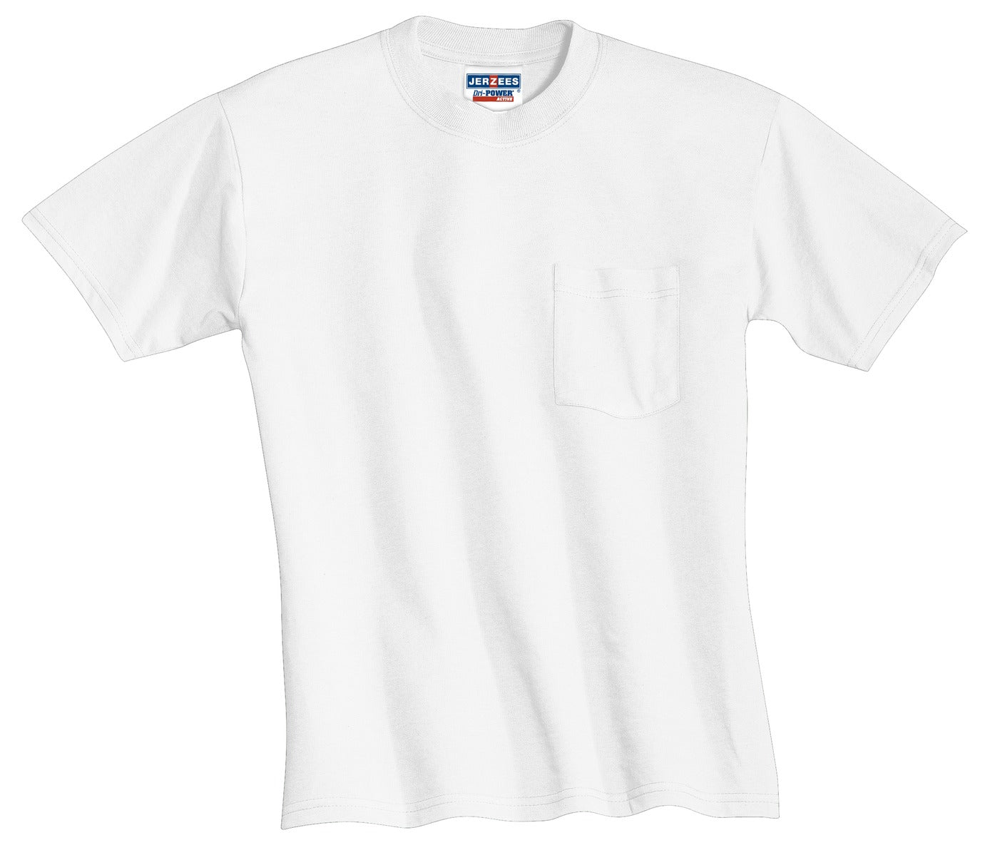 Jerzees® - Dri-Power® 50/50 Cotton/Poly Pocket T-Shirt