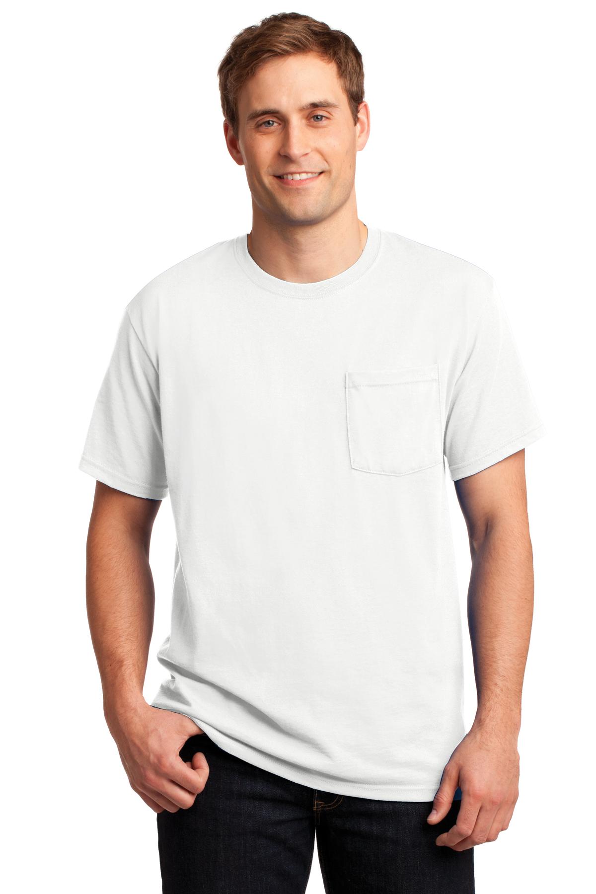 Jerzees® - Dri-Power® 50/50 Cotton/Poly Pocket T-Shirt