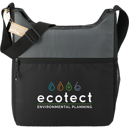 NBN Trailhead Recycled Zippered Tote with Full Color Print