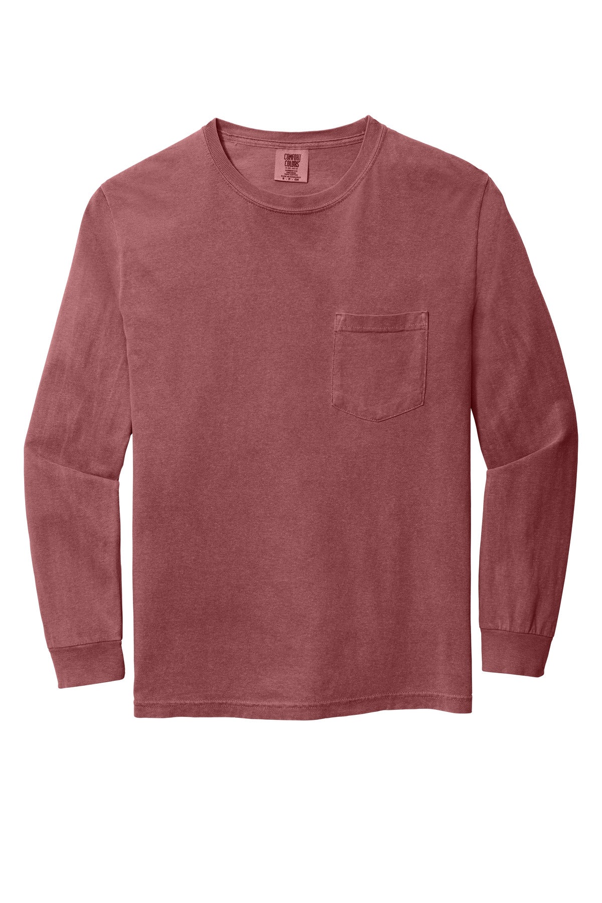 COMFORT COLORS® Heavyweight Ring Spun Long Sleeve Pocket Tee