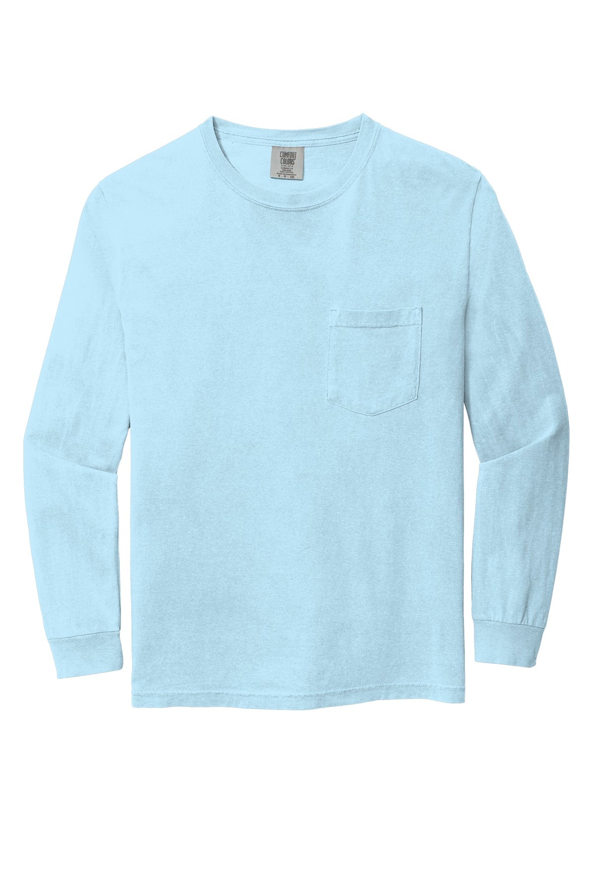COMFORT COLORS® Heavyweight Ring Spun Long Sleeve Pocket Tee