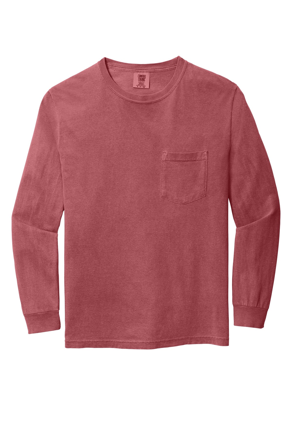 COMFORT COLORS® Heavyweight Ring Spun Long Sleeve Pocket Tee