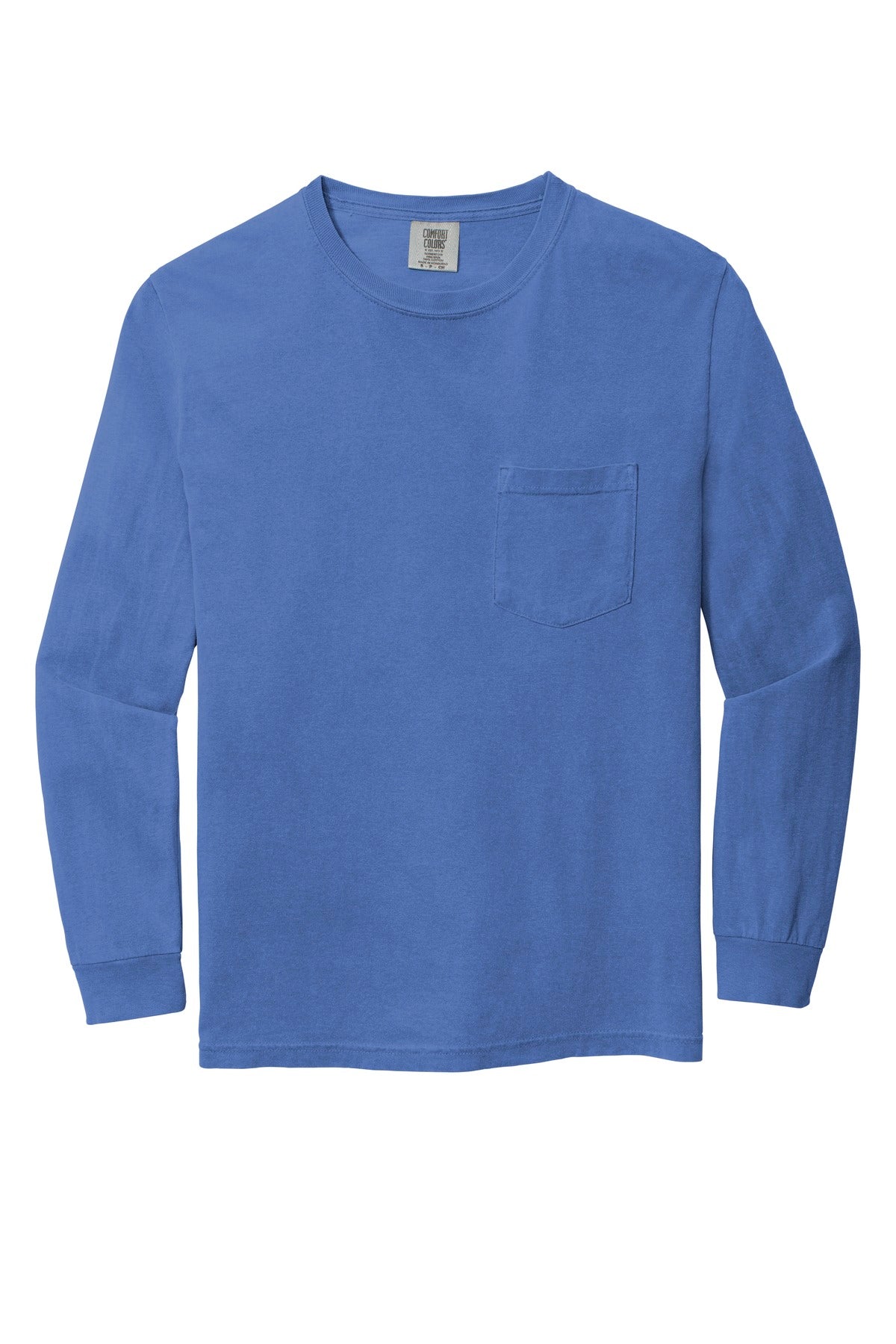 COMFORT COLORS® Heavyweight Ring Spun Long Sleeve Pocket Tee