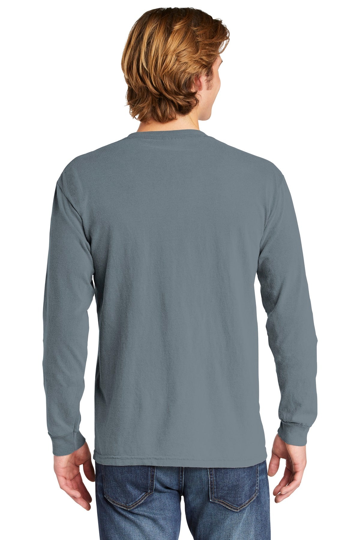 COMFORT COLORS® Heavyweight Ring Spun Long Sleeve Pocket Tee