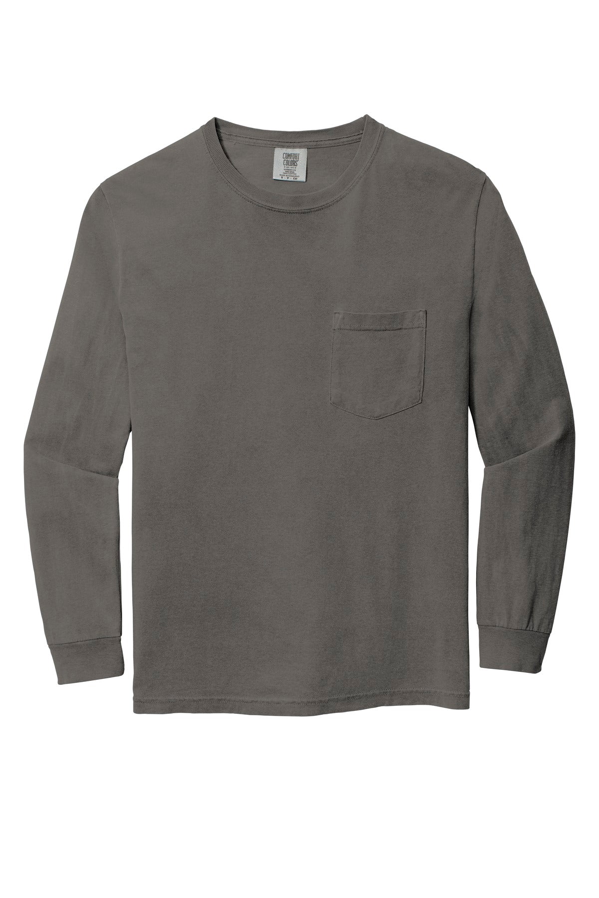 COMFORT COLORS® Heavyweight Ring Spun Long Sleeve Pocket Tee