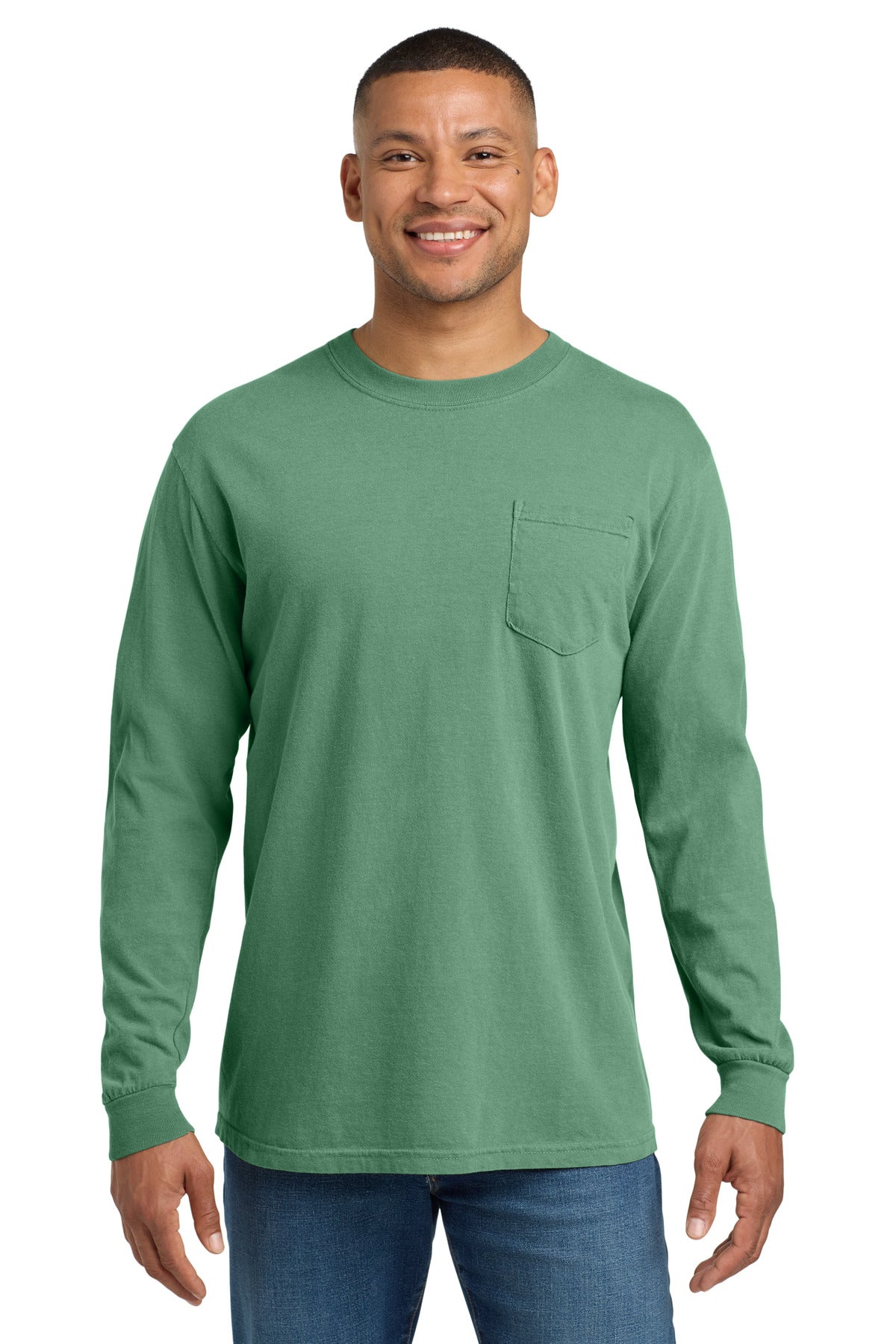COMFORT COLORS® Heavyweight Ring Spun Long Sleeve Pocket Tee