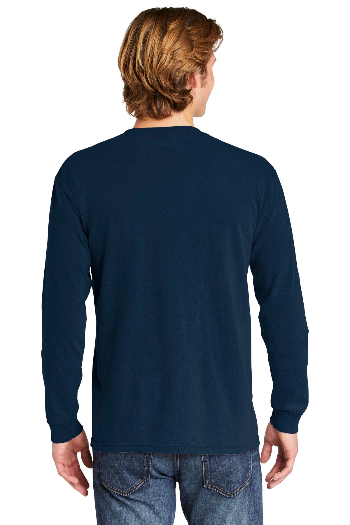 COMFORT COLORS® Heavyweight Ring Spun Long Sleeve Pocket Tee