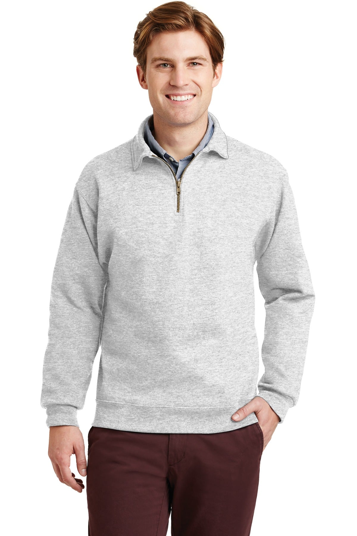 Jerzees® Super Sweats® NuBlend® - 1/4-Zip Sweatshirt with Cadet Collar