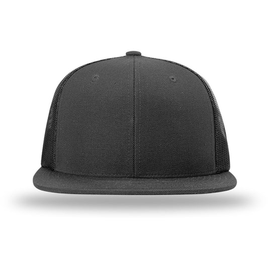 Richardson® Wool Blend Flat Bill Trucker Cap