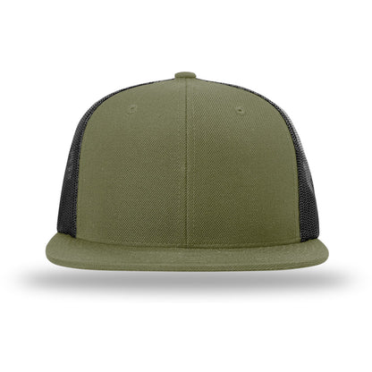 Richardson® Wool Blend Flat Bill Trucker Cap
