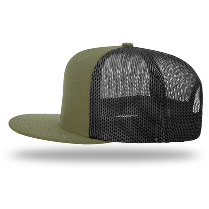 Richardson® Wool Blend Flat Bill Trucker Cap