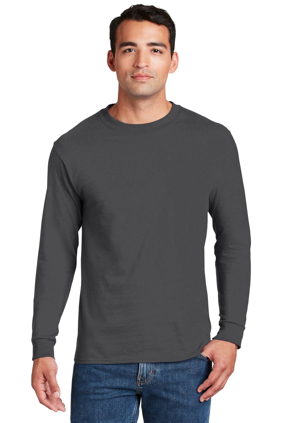 Hanes® Beefy-T® - 100% Cotton Long Sleeve T-Shirt