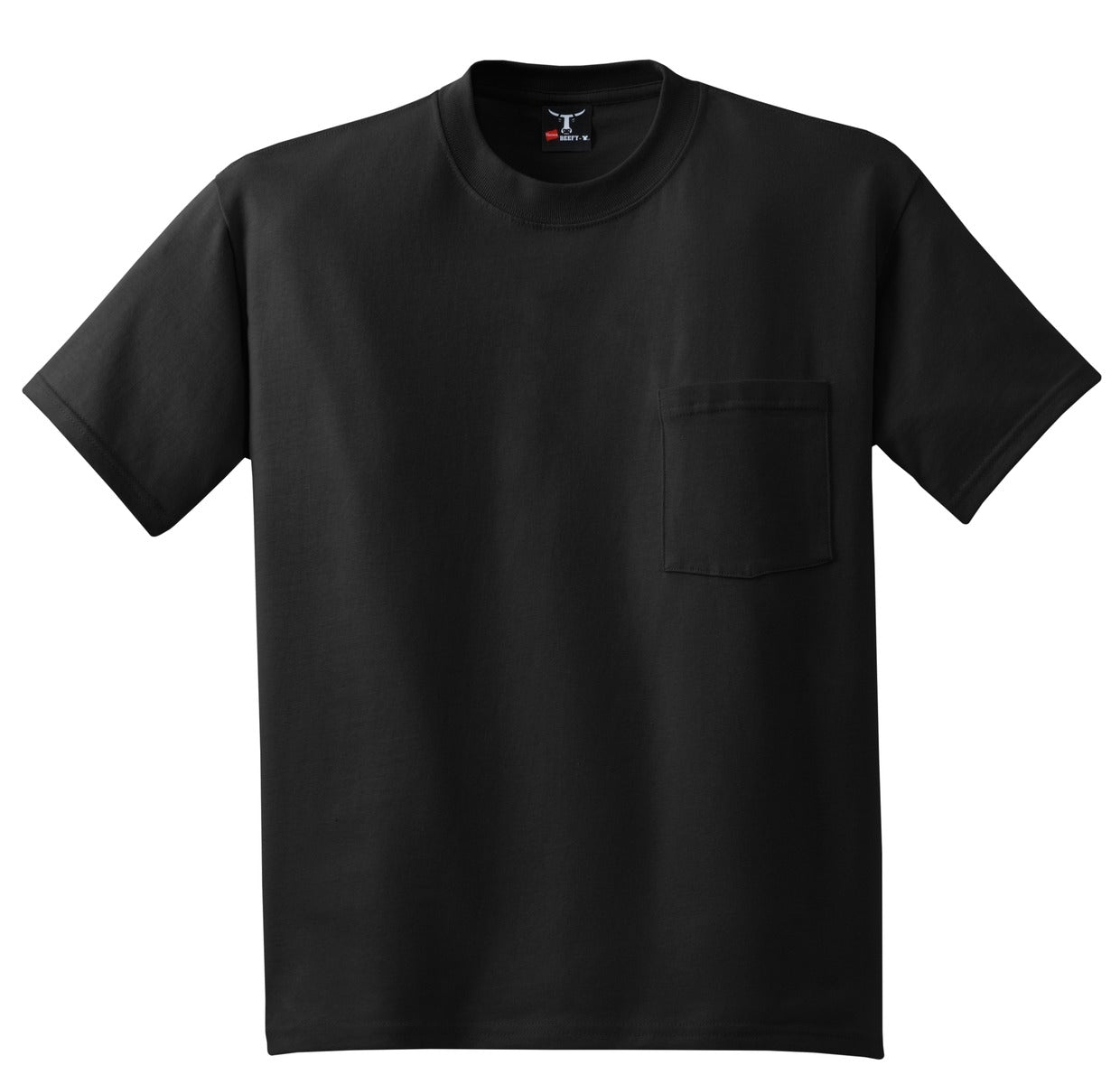 Hanes® Beefy-T® - 100% Cotton T-Shirt with Pocket