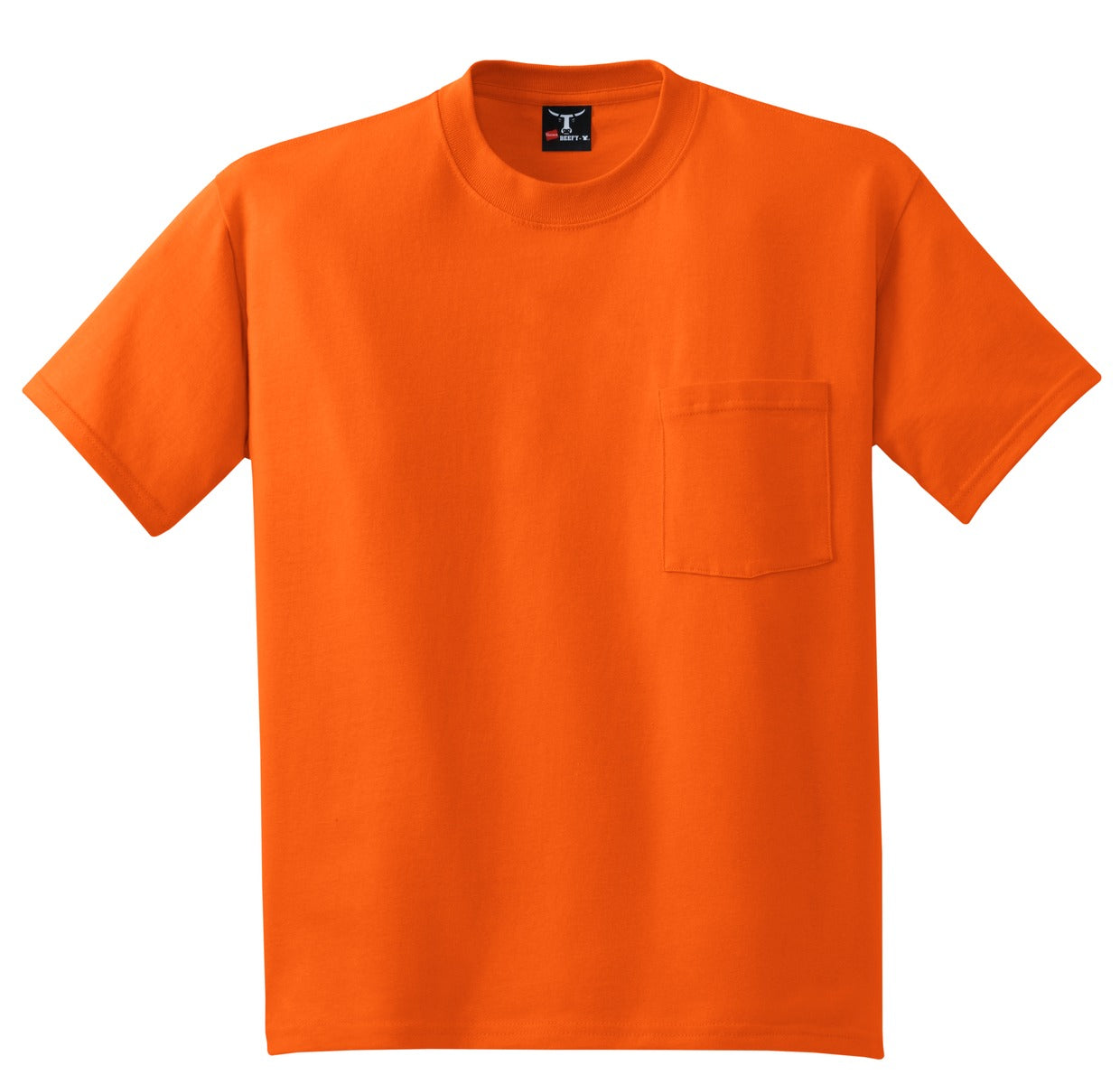 Hanes® Beefy-T® - 100% Cotton T-Shirt with Pocket