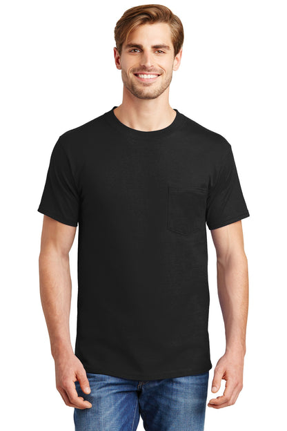 DISCONTINUED - Hanes® Beefy-T® - 100% Cotton T-Shirt with Pocket