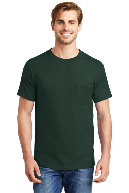 DISCONTINUED - Hanes® Beefy-T® - 100% Cotton T-Shirt with Pocket