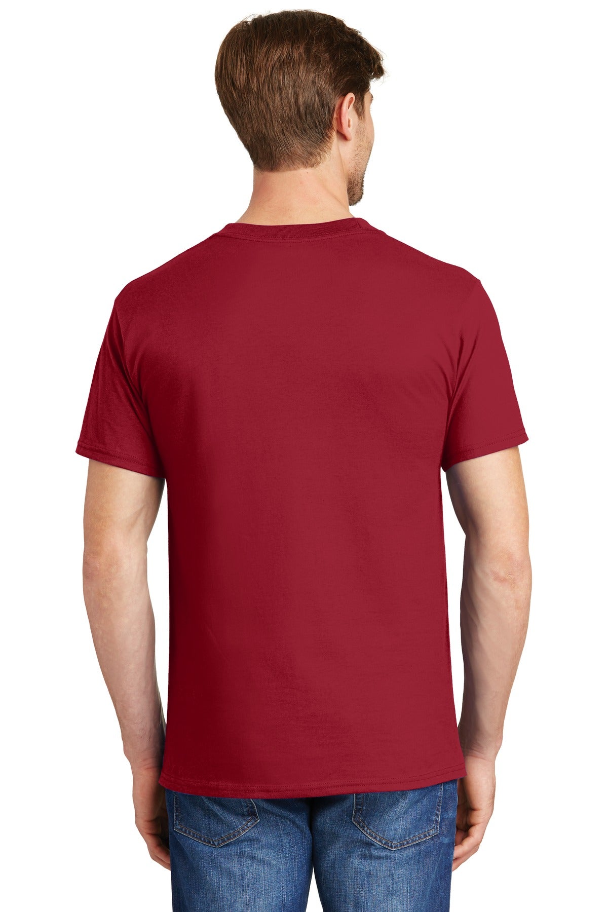Hanes® Beefy-T® - 100% Cotton T-Shirt with Pocket