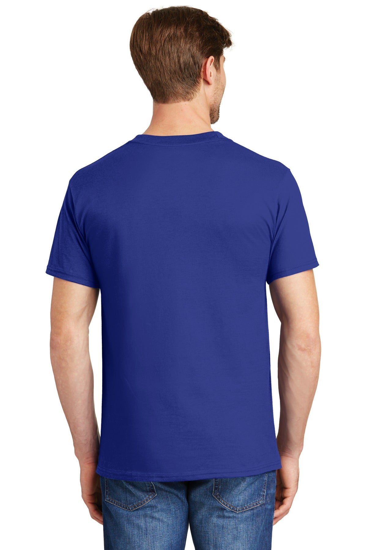 Hanes® Beefy-T® - 100% Cotton T-Shirt with Pocket