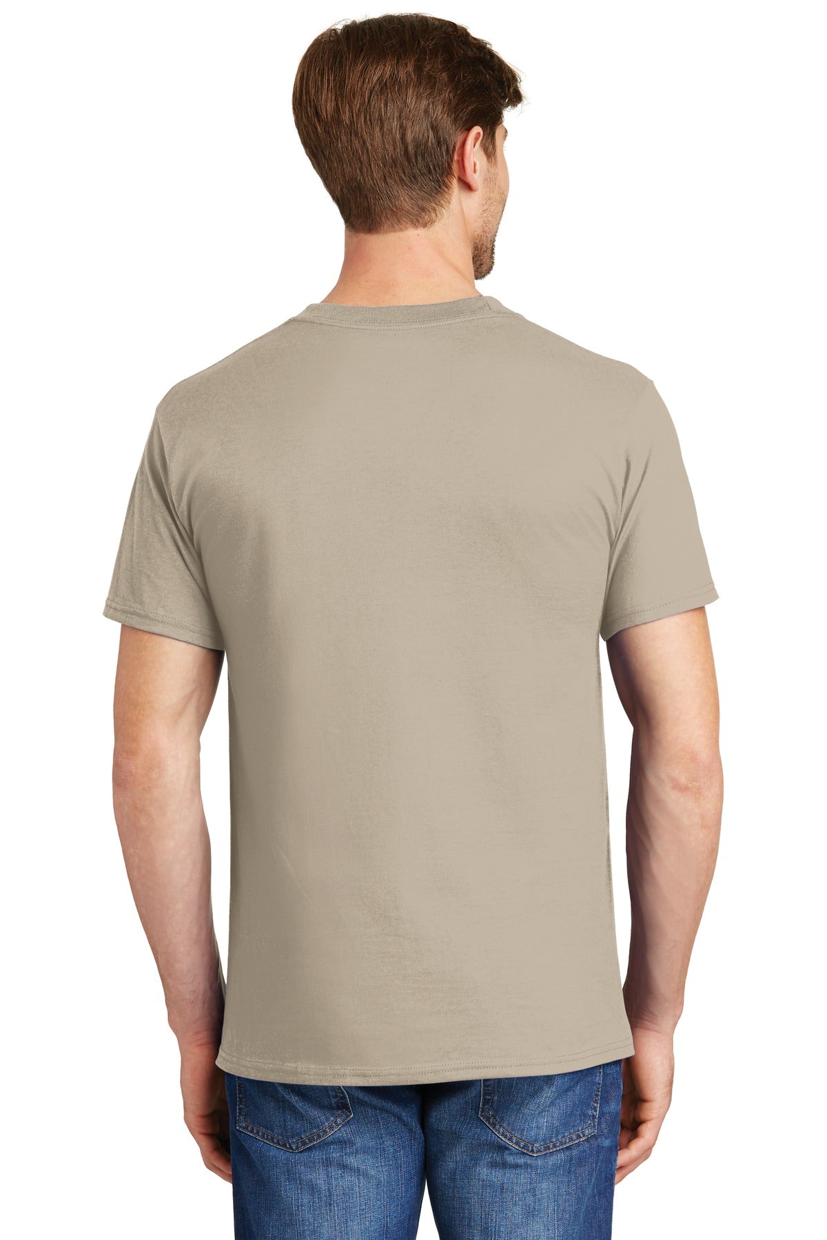 Hanes® Beefy-T® - 100% Cotton T-Shirt with Pocket