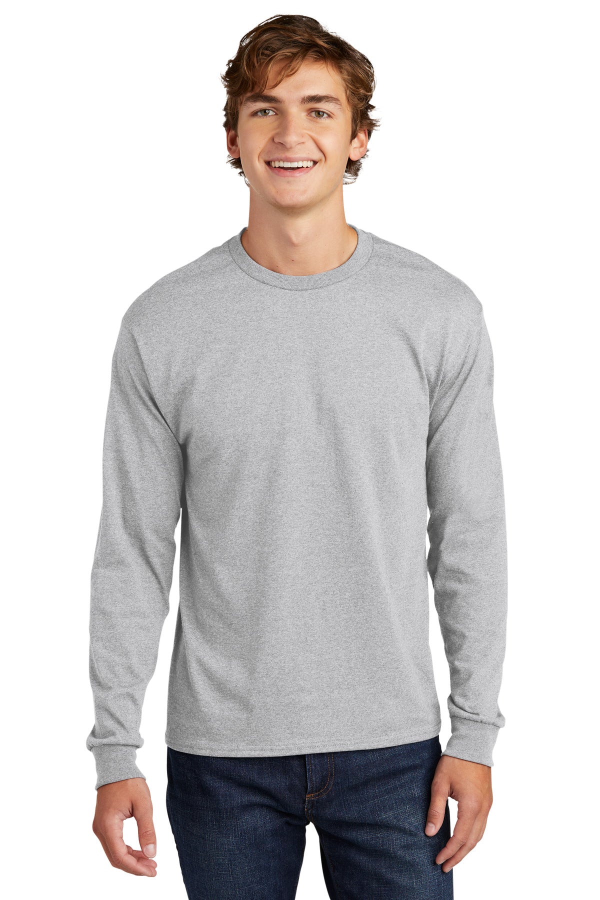 Hanes® Essential-T 100% Cotton Long Sleeve T-Shirt